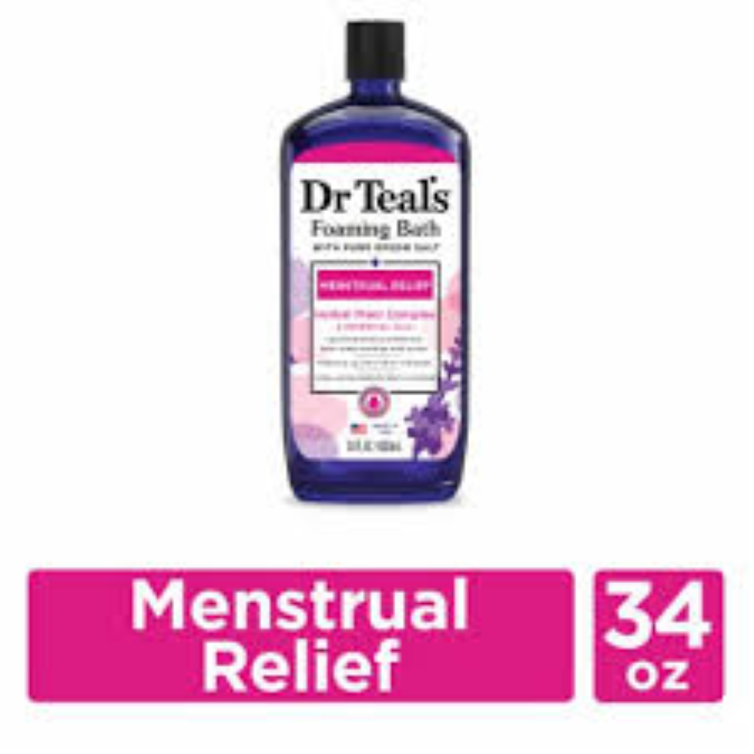 DR TEALS FOAMING BATH MENSTRUAL RELIEF 1L